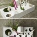 desk organizer - desktop Zen Garden - white wood - original design by KarolinFelixDream