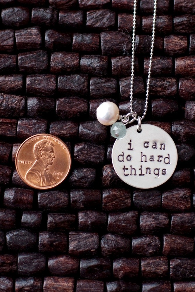 I Can Do Hard Things Necklace