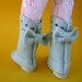 Blythe  Boots with a Ribbon (blue)