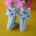 Blythe  Boots with a Ribbon (blue)