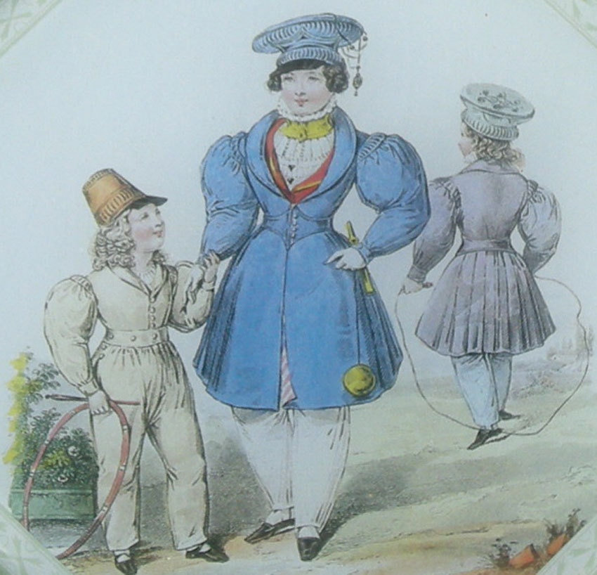 French Fashion Plate-Green