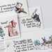 Alice In Wonderland Quote Gift Tag Set