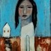 She Has Been Waiting 9x12 Original Painting
