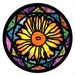 Glitter Daisy Paperweight