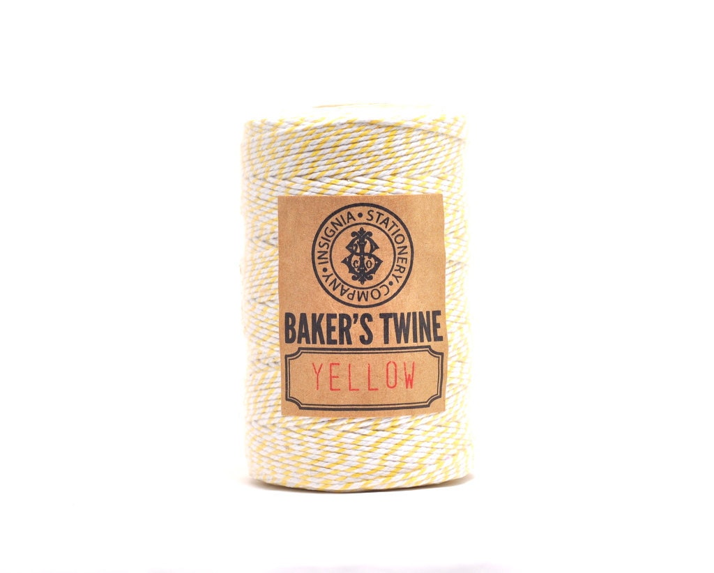 Bakers Twine Spool 170 yards - Sunshine Yellow