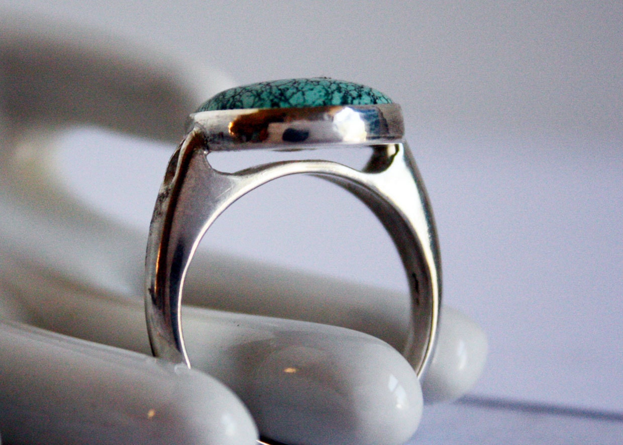 Turquoise Plateau Sterling Silver ring
