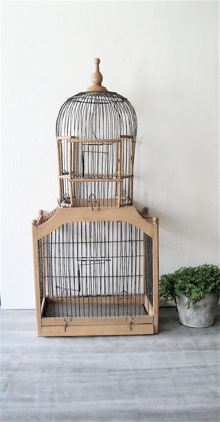 Antique+wire+bird+cage