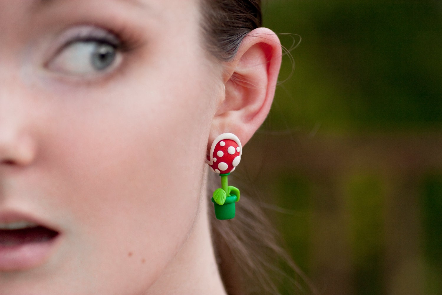 The original YOUCH Piranha Plant Earrings