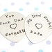 Personalized Guitar Pick ...You Rock Dad...Unisex Handstamped Sterling Silver Guitar Pick Gift