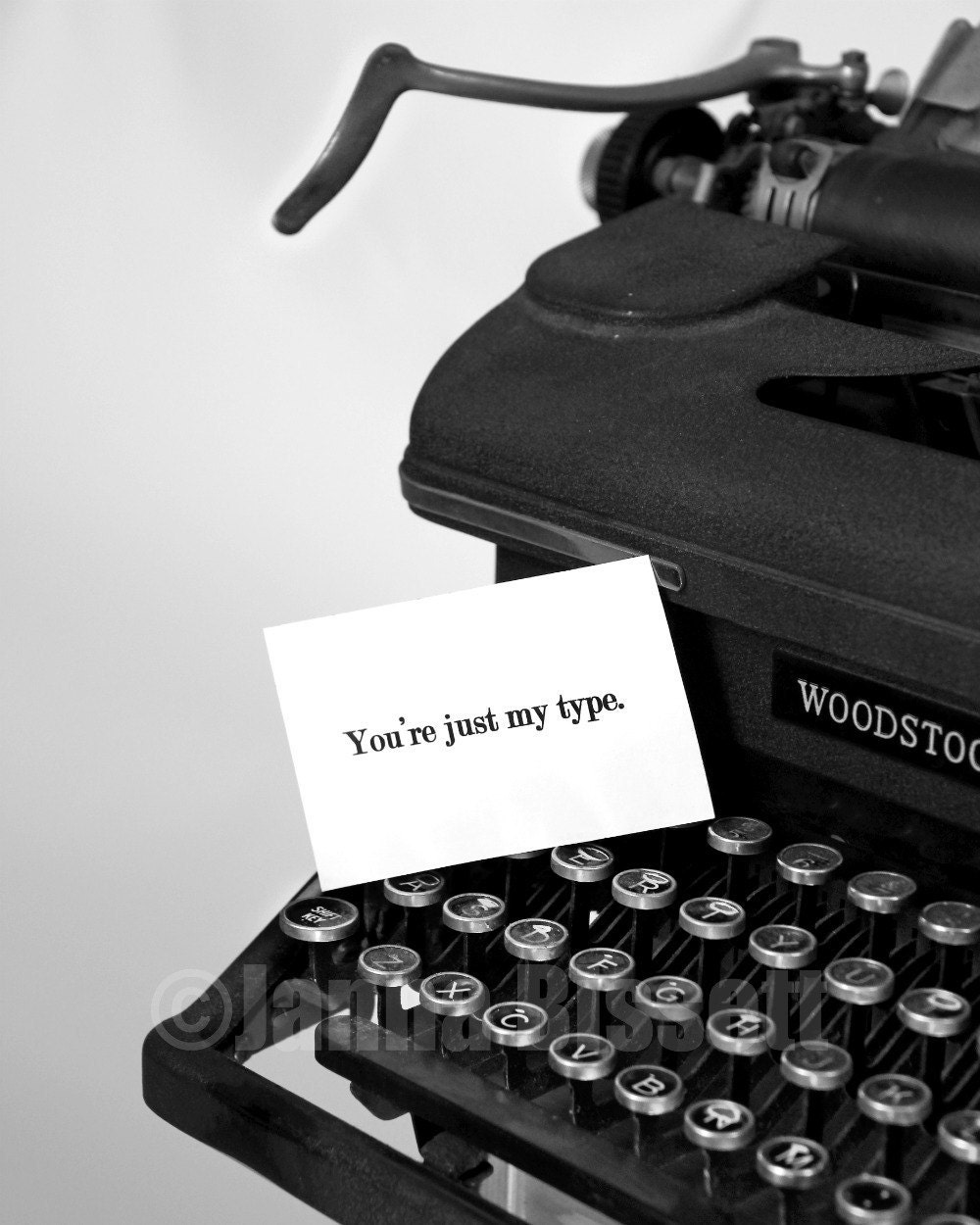 You're Just My Type Vintage Typewriter Print