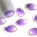 Purple Christmas Light Bulb Fimo Nail Art / Scrapbooking Slices