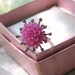 Magenta Mum Ring with Sunburst