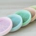set of 6 fabulous 1960s tupperware rainbow of colors Coasters