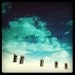 Blue Skies & Green Lights (4" x 4" Photograph)