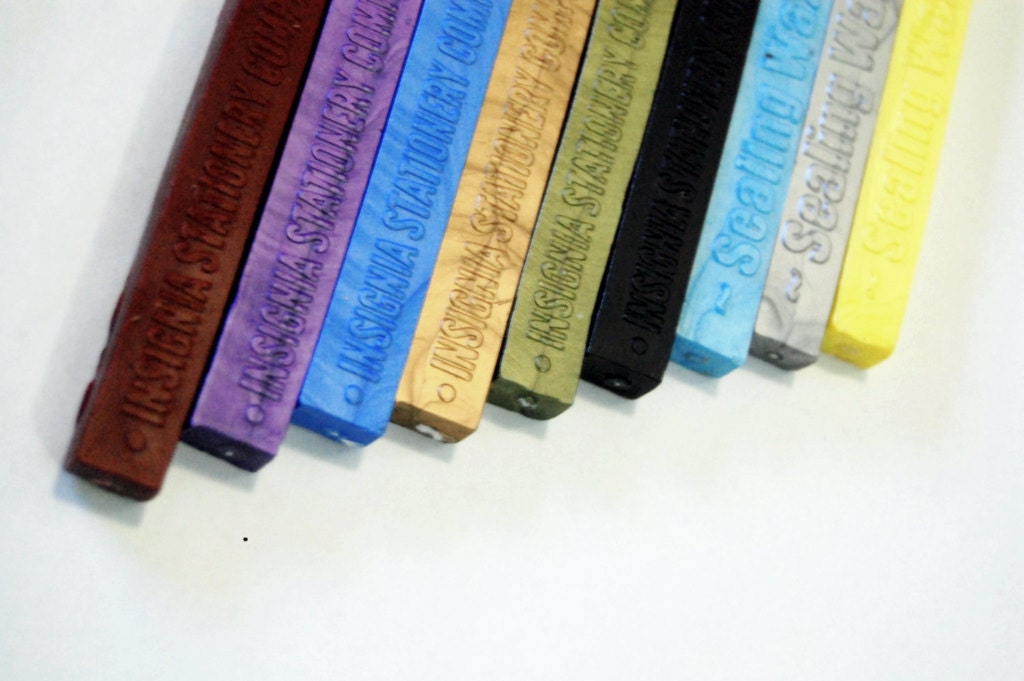 Durable Sealing Wax Sticks - Rainbow Set (7 pcs)