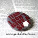 Team I don't Give A Shit Gray Pinback Button