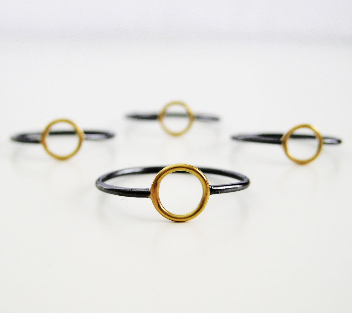 Gold Circle Ring