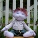 hand dyed cotton sweatshirt fleece kits for 15-17" Dolls--Polliwogs, Bedheads, Troll Tots, etc.