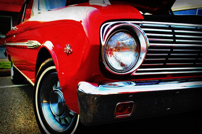 1963 Ford Falcon Futura - Classic Car - Garage Art - Pop Art - Fine Art Photograph