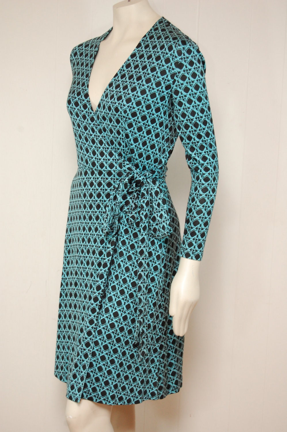Vintage DVF Diane von Furstenberg Silk Wrap Dress