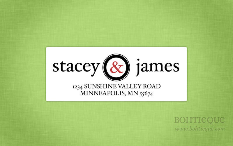 You & Me Address Labels