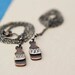 Booze Bottle Charm Necklace - Handcut Copper and Silver