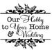 This Custom Wedding Listing is for DANI from Our Hobby to Your Home . Over 300 Wedding signs in our shop.