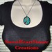 Sexy African American Pinup Girl Fierce Handmade Handcasted Metal Pendant handpainted black and ballchain Necklace