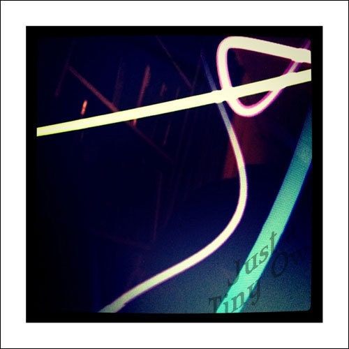 Abstract Lights 5x5 Metallic Photograph - iPhone Photography