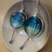 glass bead earrings