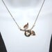 Bird Nest Necklace Bird Nest with Ivory Eggs On by smilesophie