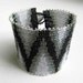 Chomp, a beadwoven cuff