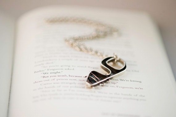 Sterling Silver hand made Caged Heart Necklace