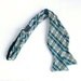 poly plaid freestyle bow tie