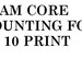 ADD ON - FOAM Mounting for 8x10  print