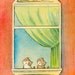 Original 5x7 Painting -- New world for kittens