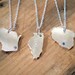 Custom Silver State Birthstone Necklace