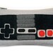 Nintendo Controller Zippered Felt Pouch - Geeky Nes 80s Video Game Coin Wallet