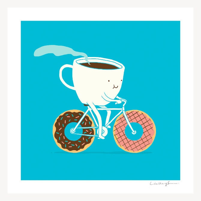 Coffee and Donuts - print