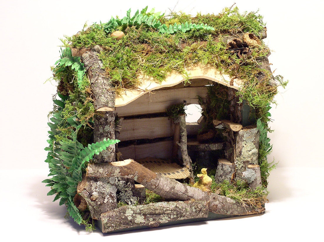 Fairy House Woodland Ferns Custom Fairy Twig Furniture