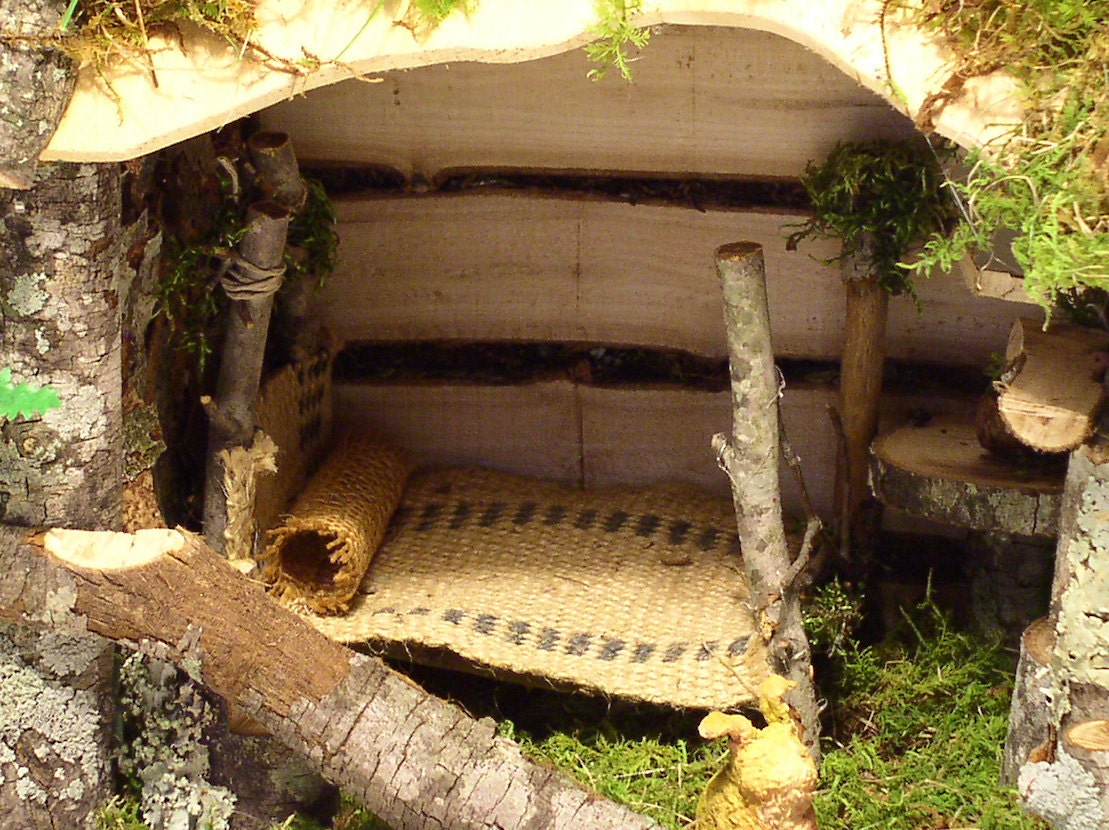 Fairy House Woodland Ferns Custom Fairy Twig Furniture