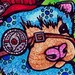 Steampunk Ferret Original ACEO Art OOAK