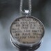 Job 19:25 Vintage Bible Pendant Necklace