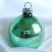 Vintage Pale Green Shiny Brite Christmas Ornament