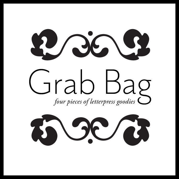 Grab Bag (4 letterpress cards)