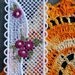 Sweet Pea White Lace Bookmark