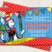 Cat in the Hat Birthday Party Invitation by missbellaexpressions from etsy.com