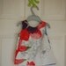 Girls A-Line Dress - Inky Flower - 6-9 months