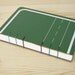 Chalkboard Book - Blank Sketchbook / Journal - blue thread