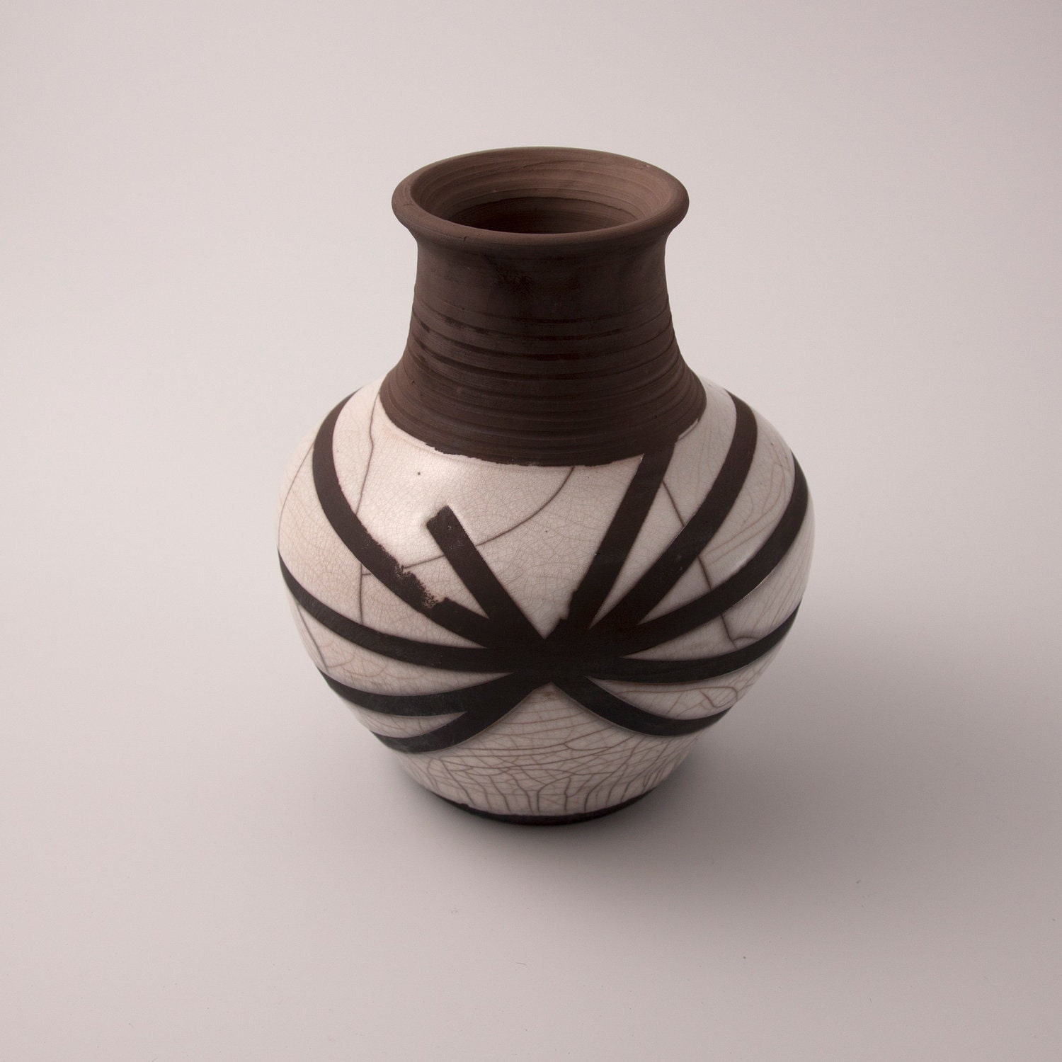 Raku Vase